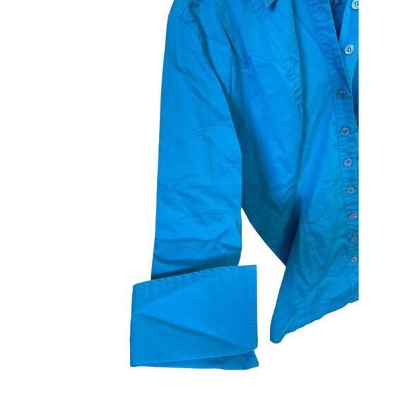 ZARA Blue Button-Down Mini Shirt Dress
Sz XL Long Sleeve Collar Blogger Favorite - Picture 6 of 10